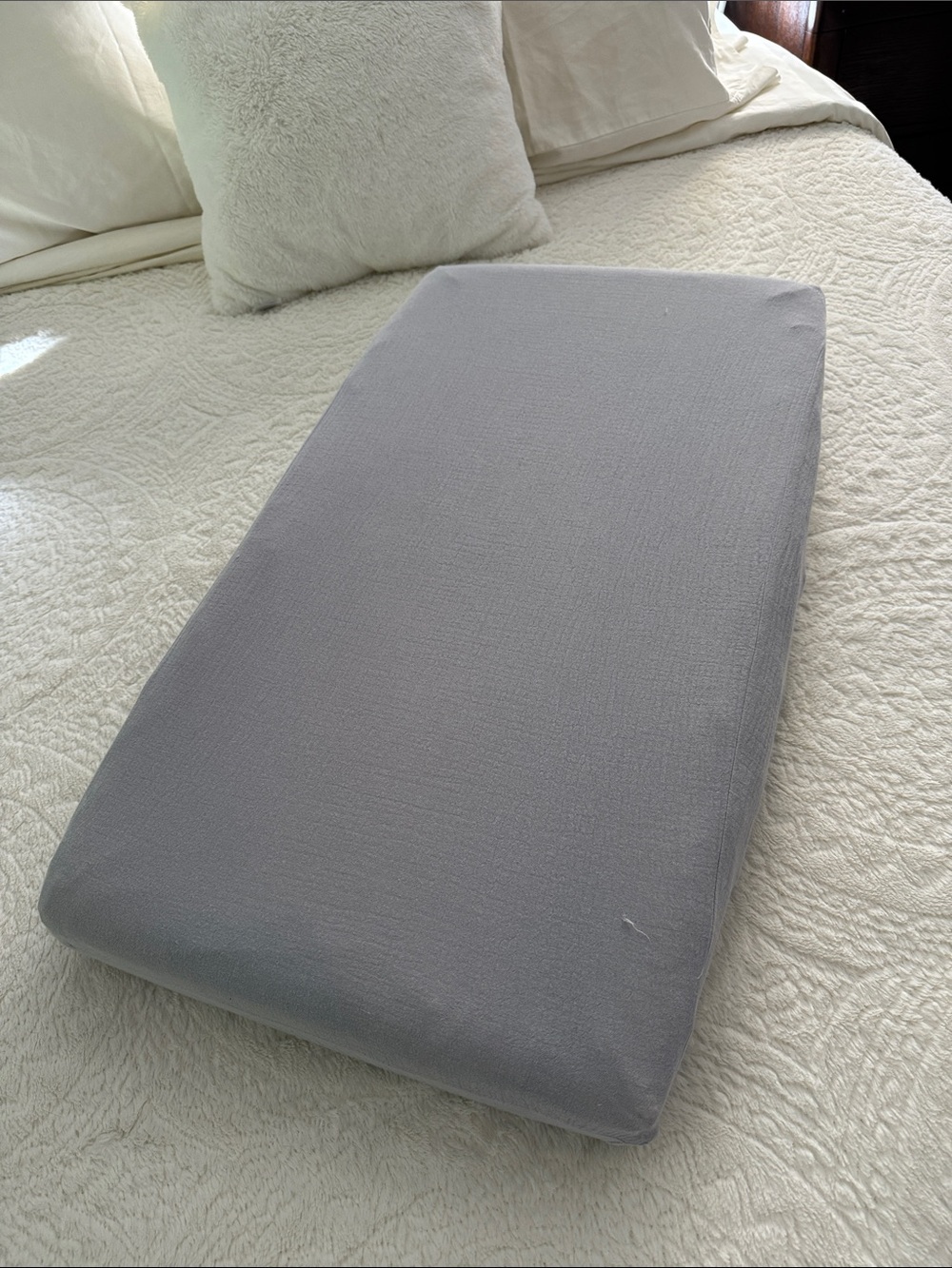 Set of two changing pad covers